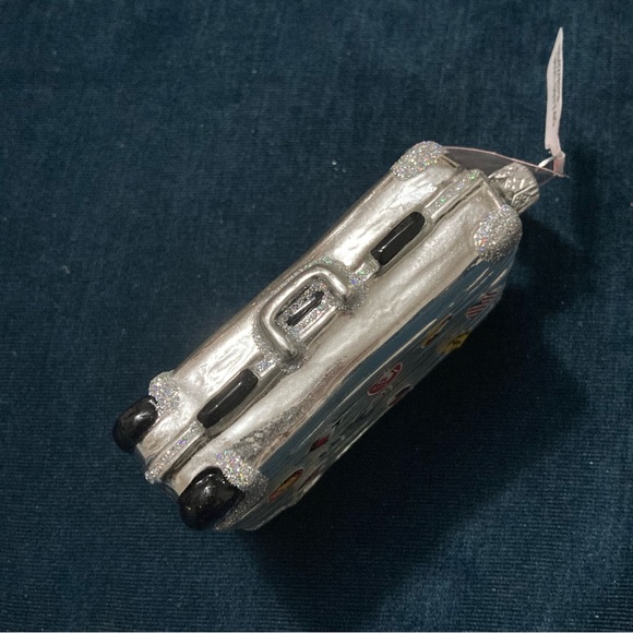 Anthropologie Jetsetter Suitcase Glass Ornament NWT - Picture 4 of 9